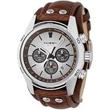 Fossil Cuff Leather Watch Tan