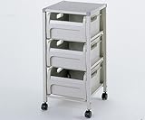 リッチェル　紙分別ラック３段Ａ４（グレ－　407462