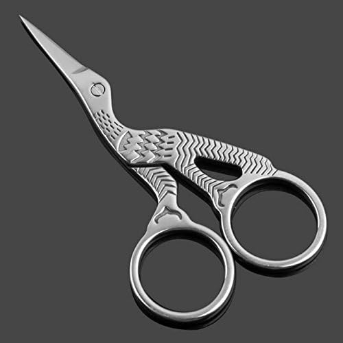 KK 100 3.5-Inch Classic Forged white crane Embroidery Scissors.