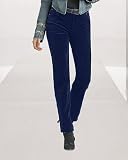 Newport News Jeanology Stretch Velvet Slim Fit Jeans