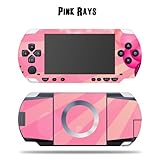 Protective Vinyl Skin Decal for SONY PSP - Pink Rays