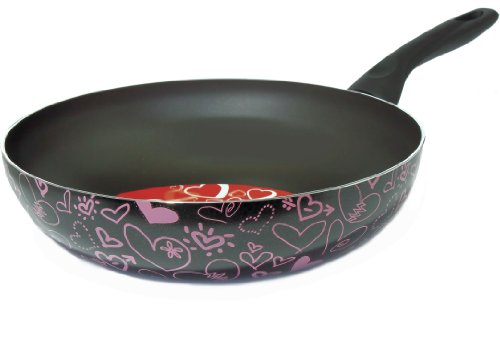 Flonal Wok with Pro-Tech Non Stick - 28cm, Comfort Handle, Gloss Finish