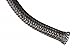 Braided Sleeving, 0.380 In., 100 ft., Black