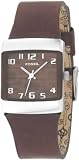 Fossil JR9517 Stainless Steel Ladies Brown Dial Brown Leather Strap Watch