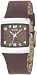 Fossil JR9517 Stainless Steel Ladies Brown Dial Brown Leather Strap Watch