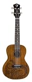 Luna Concert Ukulele Tattoo with Gigbag (UKETCMAH)