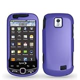 Samsung Intercept Moment 2 M910 Cell Phone Rubber Feel Purple Protective Ca ....