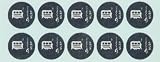 Phiten MLB Authentic Titanium Discs, Detroit Tigers, 30 Discs