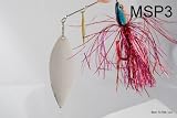 1.7Oz Muskie Spinnerbait with Purple Craw Skirt by Born To Fish