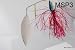 1.7Oz Muskie Spinnerbait with Purple Craw Skirt by Born To Fish