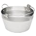 Kitchen Craft Maslin Pan with Handle, Stainless Steel, 9 Litre