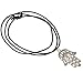 Coromose® Hand of Fatima Pendant Necklace Choker Charm Leather Cord