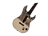 Guitar Hero 5 (GH5) World Tour for Xbox 360 or PS3 Skin - NEW - SILVER DIAMOND PLATE MIRROR system s