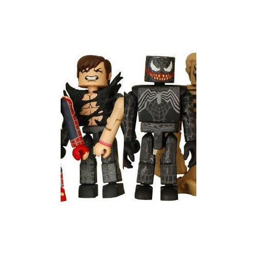  Marvel MiniMates Series 18 Spider-Man 3 Transformation Spider-Man and Venom