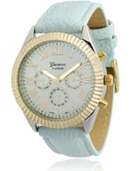 Brinley Co. Faux Leather Band Quartz Watch