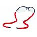 Chums Safety 13002 Cotton Eyewear Retainer with Reconnecting Single Breakaway, Red (Pack of 6)