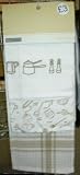 Tex Home Italian Cooking 3 Tea Towels Gold