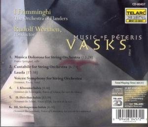 Cover image : Music of Peteris Vasks