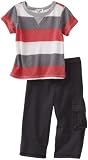 Splendid Littles Baby-boys Infant Melange Rugby Short Sleeve Tee and Pant