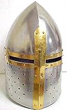 Medieval Sugar Loaf Knight Helmet Great Helm Armor