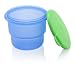 Nuby 4 Pack Snack Cup and Spoon Set, Colors May Vary,