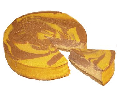 Pumpkin Fudge Swirl Cheesecake by Cheesecake City