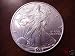 Silver American Eagle Coin in Uncirculated Condition