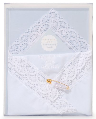 Darice vl3067 mother of the groom embossed handkerchief hankies w…