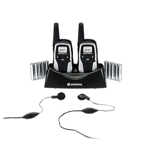 Audiovox Electronics GMRS6000-2CH 6 Mile GMRS 2-Way Radio Twin Pack with Dual Desktop Charger