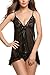 Avidlove Women Sexy Transparent Splicing Bow Strap Dress Lace Lingerie
