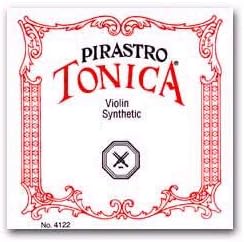 PirastroTonica 4/4 Violin D String - Silver/Synthetic - Medium Gauge