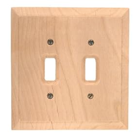 Unfinished Double Toggle Wall Plate by American Tack
