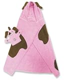 Trend Lab Pink Puppy Character Hooded Towel and Mitt
