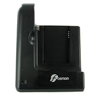Fosmon® Premium Quality USB Cradle Desktop Charger Pod for Blackberry Style 9670 with Extra Battery Charging Slot
