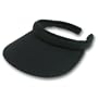 BLACK WOMENS CLIP ON VISOR CAP CAPS VISORS GOLF TENNIS