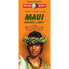 Nelles Maui - Molokai - Lanai Map (Nelles Maps)