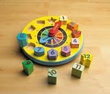 Pintoy Melissa & Doug Wooden Shape Sorting Clock