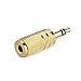 Audio Adapter, VANDESAIL 3.5mm Male to Female Headphone AUX Stereo Converter Jack Gold Plated Plug 2 Pack