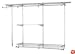 Rubbermaid FG3H1100TITNM Configurations 3 - 6 foot Classic Custom Closet Kit, Titanium