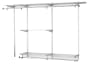 Rubbermaid 3H11 Configurations 3-to-6-Foot Classic Custom Closet Kit, Titanium