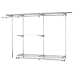 Rubbermaid 3H11 Configurations 3-to-6-Foot Classic Custom Closet Kit, Titanium
