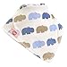 Zippy Fun Baby and Toddler Bandana Bib - Absorbent 100% Cotton Front Drool Bibs with Adjustable Snaps (4 Pack Gift Set) Boys Cute
