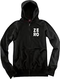 Zero Numero Zip Hooded Sweatshirt [Large] [Black]