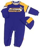 Minnesota Vikings Infant Coverall & Cap Set