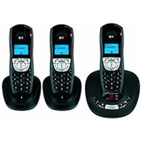 BT Synergy 4500 DECT Digital Cordless Telephone Trio with Answering Machine