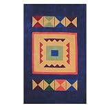 Nejad Rugs The Bright Collection 8 x 11 Aztek Navy Area Rug