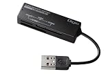 ロアス SD&マイクロSD用カードリーダー/ライター ブラック CRW-SD43BK