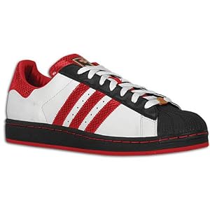 Buy ADIDAS Superstar II SCI New Lace-Ups White Red Mens by adidas
