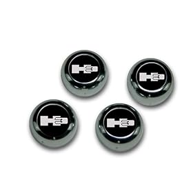 Hummer H3-Black Chrome ABS Snap Caps