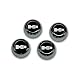 Hummer H3-Black Chrome ABS Snap Caps